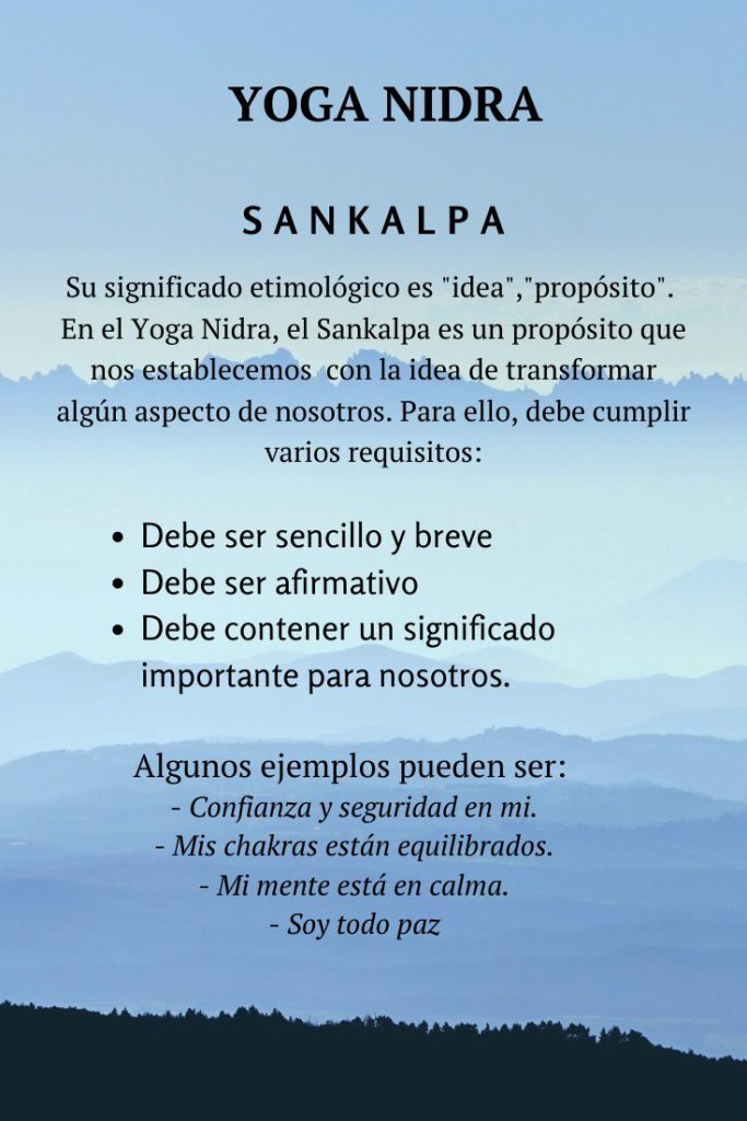Que es un sankalpa o proposito