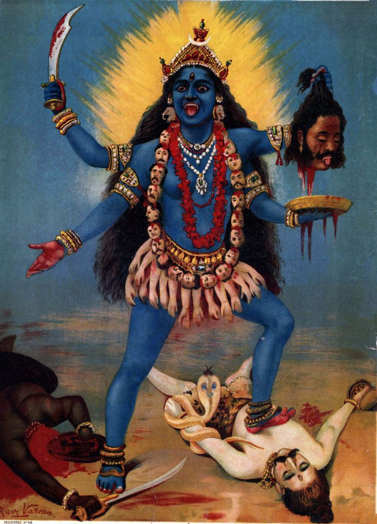Representacion de la diosa kali Ma